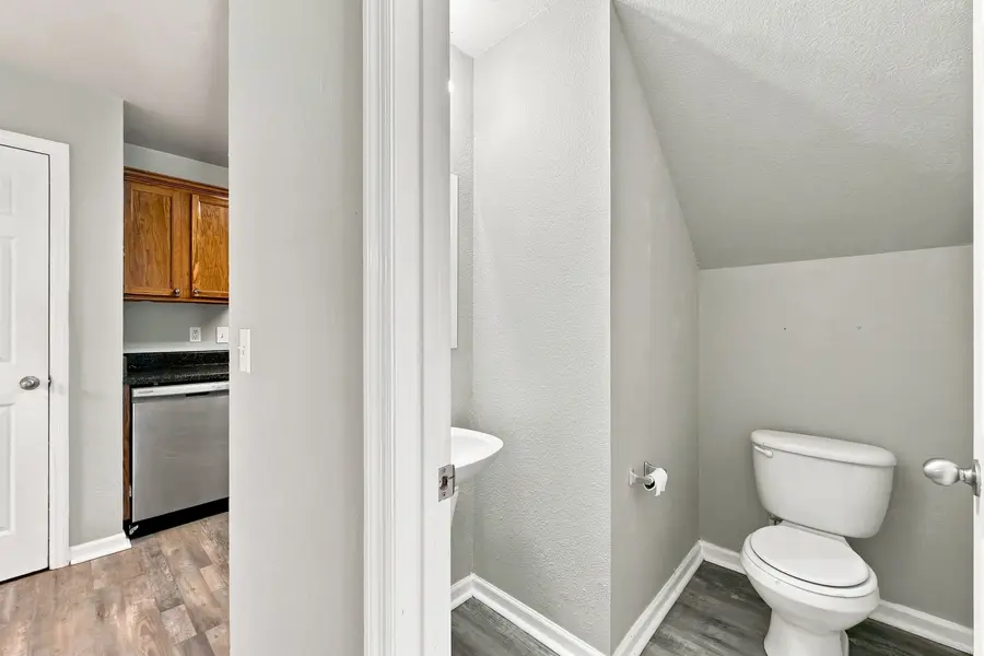 Half bath beside the kitchen