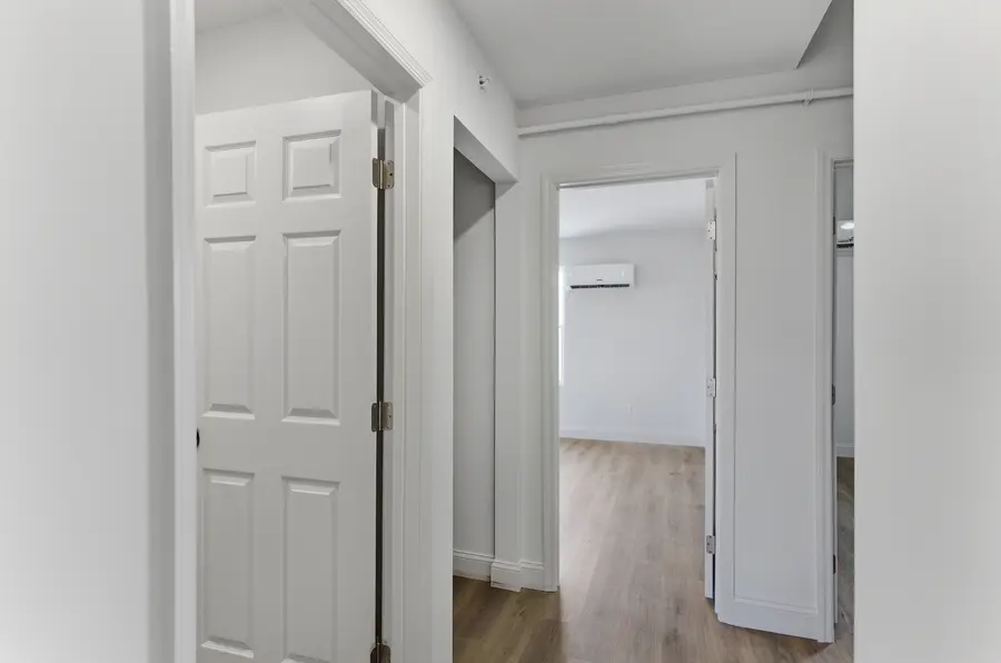 Hall with doors to the bedrooms